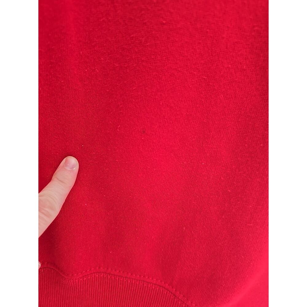 Vtg 80s Hanes Red San‎ Diego Zoo Giant Panda Pullover Sweatshirt Womans Large - Picture 5 of 7